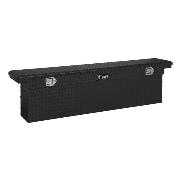 Uws GLOSS BLACK 72IN DEEP SLIM TRUCK TOOL BOX, LOW PROFILE TBSD-72-SL-LP-B